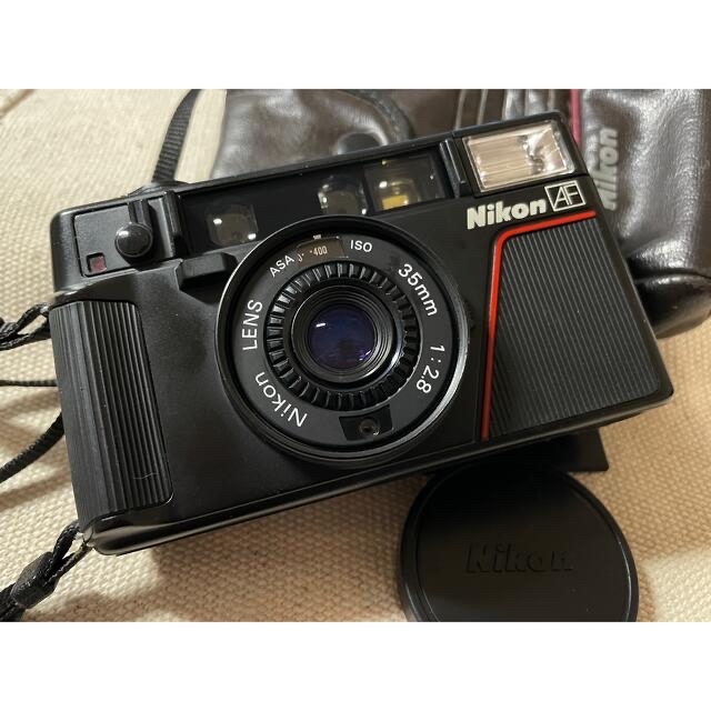 完動品　Nikon L35AF 35mm F2.8 ピカイチ ケースセット