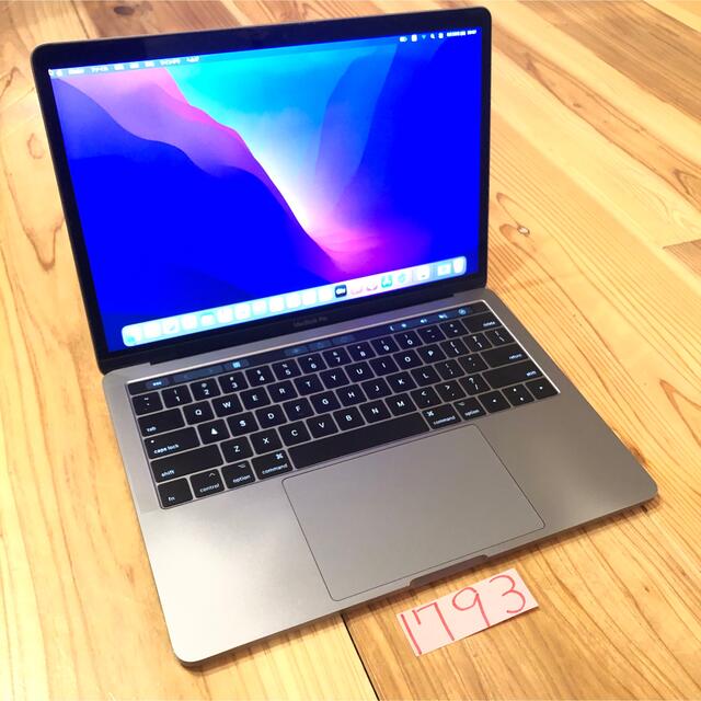 MacBook pro 13インチ 2017 i7 メモリ16GB タッチバー！