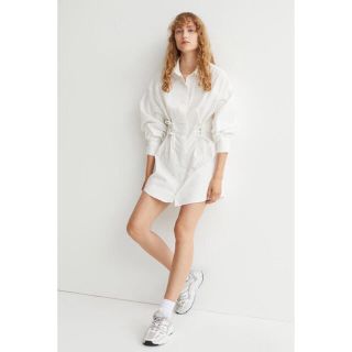 エイチアンドエム(H&M)のシャツドレス　シャツワンピース(ミニワンピース)