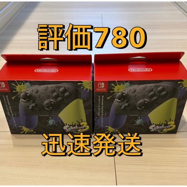 Nintendo Switch(ニンテンドースイッチ)のNintendo Switch Proコントローラー スプラトゥーン3 プロコン エンタメ/ホビーのゲームソフト/ゲーム機本体(その他)の商品写真