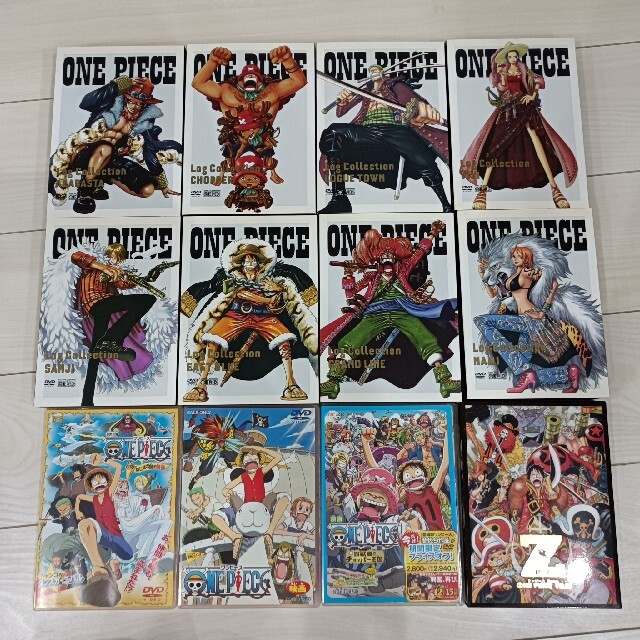 エンタメ/ホビー送料無料ワンピース美品DVD12箱セットONEPIECEログコレクション映画