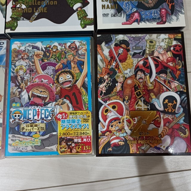 送料無料ワンピース美品DVD12箱セットONEPIECEログコレクション映画