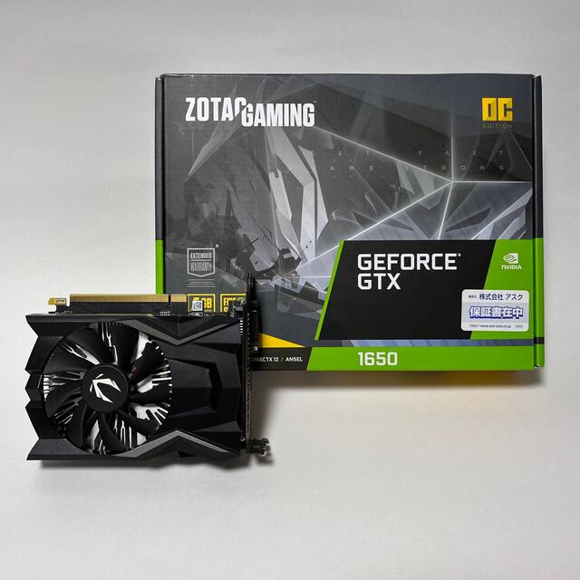 GEFORCE GTX 1650 ZOTAC【ビデオカード】PC/タブレット