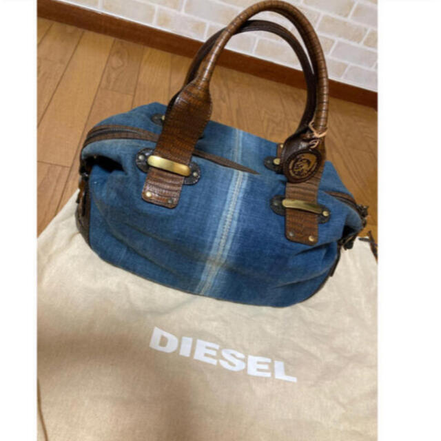 ディーゼル　diesel ボストン　バッグ　銀座　限定　デニム