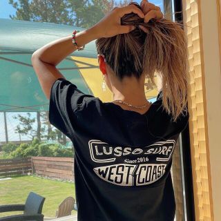 ディーゼル(DIESEL)のカップルコーデに☆LUSSO SURF ウェストコーストTシャツ　ブラック　S(Tシャツ/カットソー(半袖/袖なし))