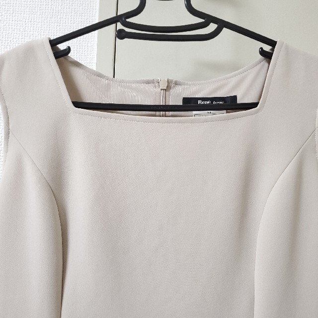 超美品♪19SS Rene ルネ ノースリーブ ワンピース グレージュ
