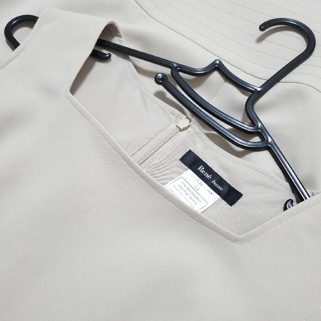 超美品♪19SS Rene ルネ ノースリーブ ワンピース グレージュ