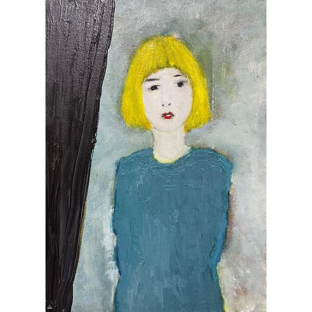 絵描きhiro C「少女が見たもの」美術品/アンティーク