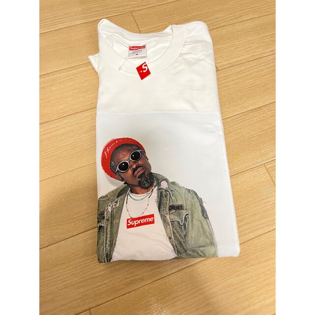 Supreme(シュプリーム)のシュプリーム supreme andre 3000 M 白 新品 アンドレ メンズのトップス(Tシャツ/カットソー(半袖/袖なし))の商品写真