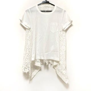 未使用美品sacai サカイ タイダイ柄レースアップカットソーsize1