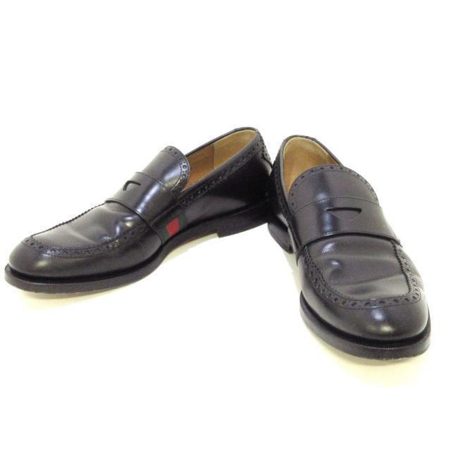 でない】 Gucci - グッチ ローファー 9 メンズ 450990 黒の通販 by