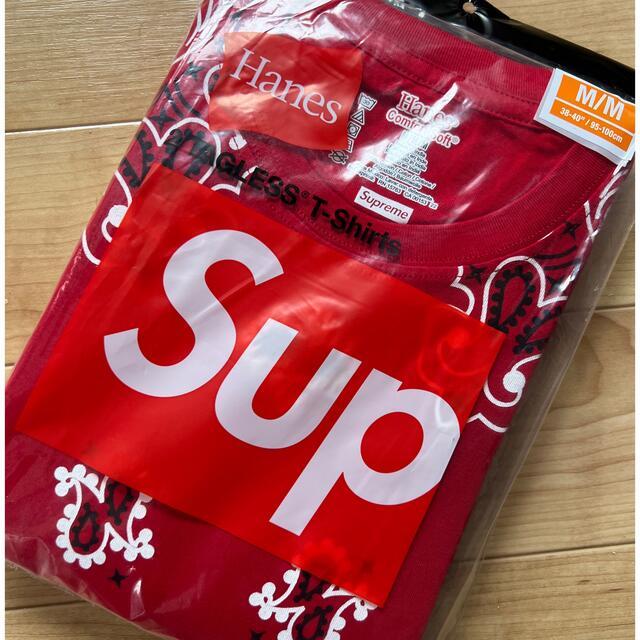 ボックスロゴサイズM 未使用 Supreme Hanes Bandana