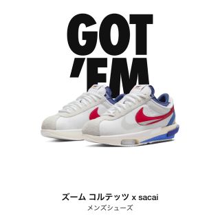 ナイキ(NIKE)の新品未使用 サカイ × ナイキ ズーム コルテッツ 28.0cm(シューズ)