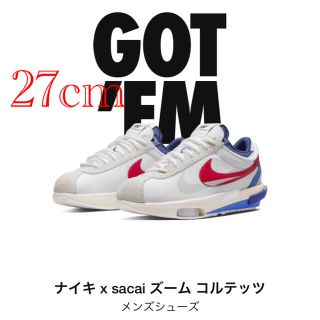 ナイキ(NIKE)のsacaixNike Zoom Cortez(スニーカー)