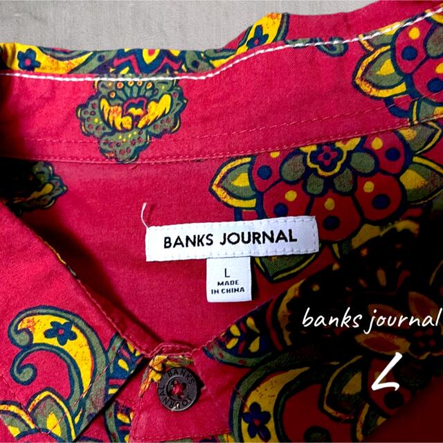 banks journal セットアップ 総柄 派手柄