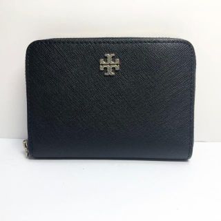 トリーバーチ(Tory Burch)のトリーバーチ コインケース - 黒 レザー(コインケース)