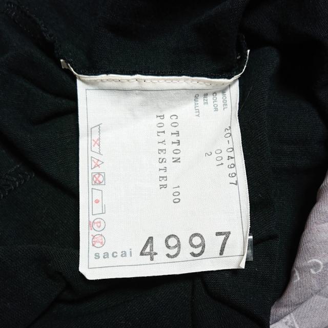 sacai(サカイ)のSacai(サカイ) 半袖カットソー サイズ2 M - レディースのトップス(カットソー(半袖/袖なし))の商品写真