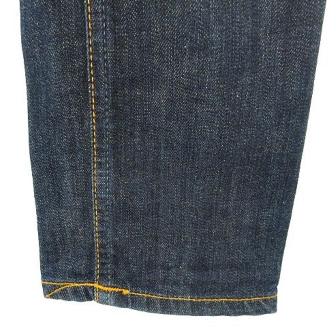 Nudie Jeans(ヌーディジーンズ)のデニム ジーンズ スキニー ストレッチ レザーパッチ インディゴ W27 L32 メンズのパンツ(デニム/ジーンズ)の商品写真