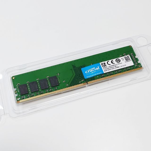 ほぼ未使用 Crucial 8GB DDR4-3200 (350 スマホ/家電/カメラのPC/タブレット(PCパーツ)の商品写真