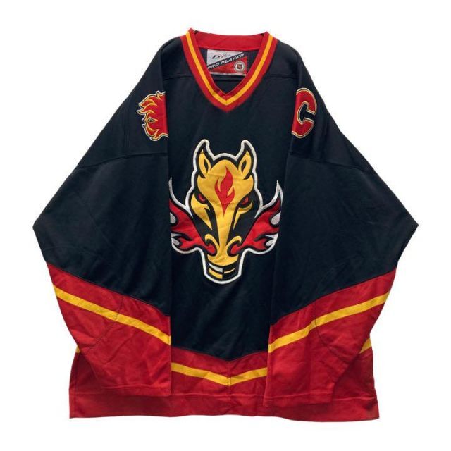 NHL CALGARY FLAMES カルガリーフレームス ホッケーシャツ