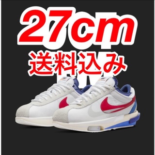 ナイキ(NIKE)のsacai × Nike Zoom Cortez 【27cm】(スニーカー)