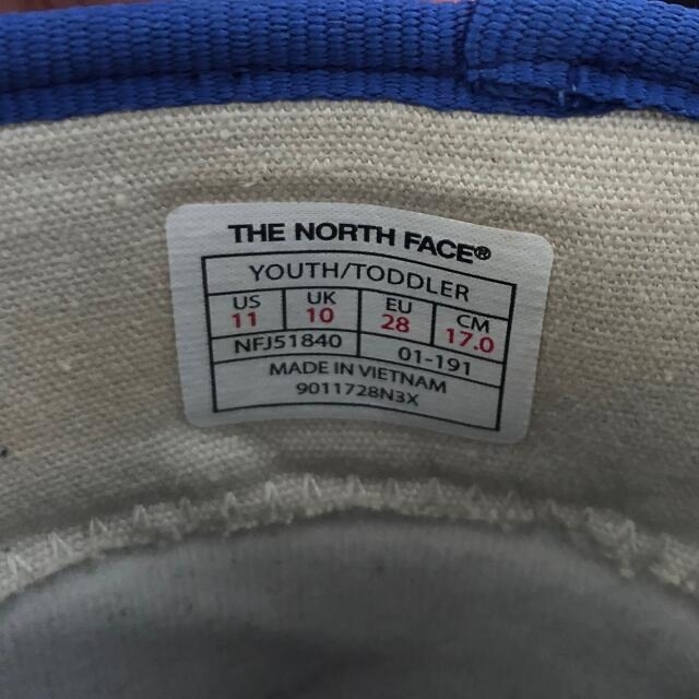 THE NORTH FACE(ザノースフェイス)のノースフェイス　レインブーツ　キッズ キッズ/ベビー/マタニティのキッズ靴/シューズ(15cm~)(長靴/レインシューズ)の商品写真