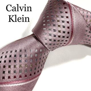カルバンクライン(Calvin Klein)のネクタイ　カルバンクライン　ストライプ　シルク(ネクタイ)