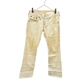 トゥルーレリジョン(True Religion)のTRUE RELIGION トゥルーレリジョン JOEY BOOT CUT DENIM with EMBROIDERY POCKET ジョーイ バックポケット刺繍入りブーツカットデニムパンツ(デニム/ジーンズ)