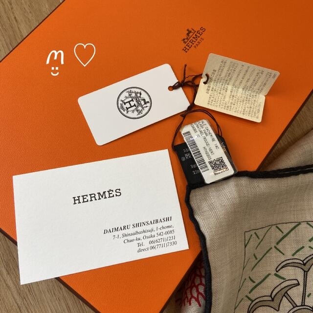 Hermes(エルメス)のご専用HERMES　エルメス　カレジュアン　140　スプラッシュパーク　カシシル レディースのファッション小物(バンダナ/スカーフ)の商品写真