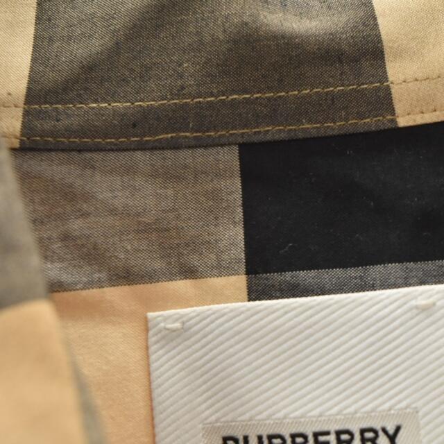 BURBERRY(バーバリー)のBURBERRY バーバリー CHECK STRETCH COTTON POPLIN SHIRT ポプリンシャツ ノバチェック長袖シャツ 8010213 ブラウン メンズのトップス(シャツ)の商品写真