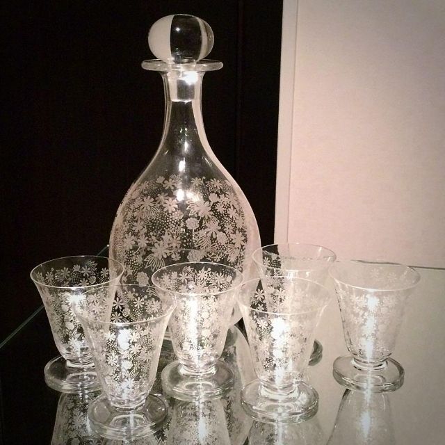 ポイント10倍】 Baccarat 希少 セット ポートワイングラス&デカンタ