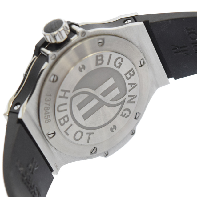 HUBLOT(ウブロ)のHUBLOT ウブロ ビッグバン ベゼルダイヤ 腕時計 シルバー/ブラック 361.SX.1270.RX.1104 メンズの時計(腕時計(アナログ))の商品写真