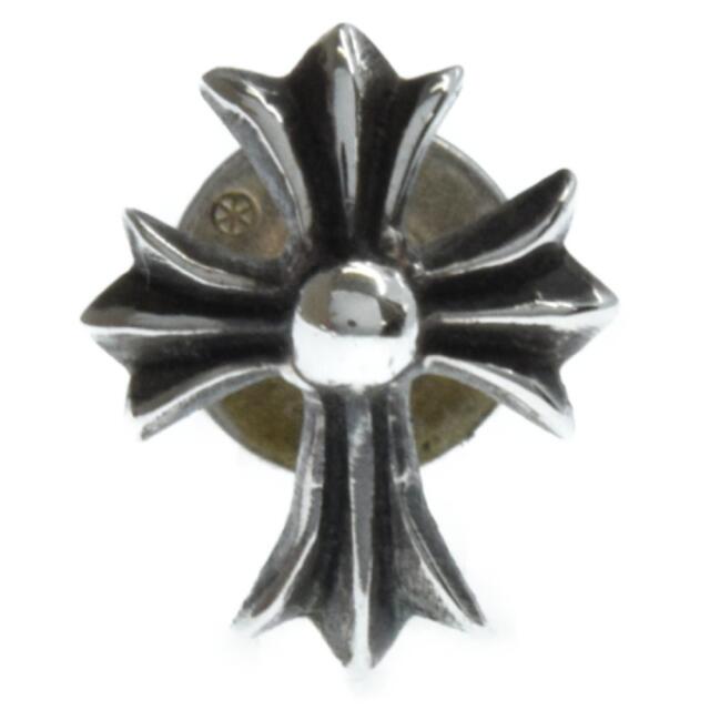 Chrome Hearts(クロムハーツ)のCHROME HEARTS クロムハーツ No2 CH CRS/CHクロス スタッド クロス ピアス メンズのアクセサリー(ピアス(片耳用))の商品写真