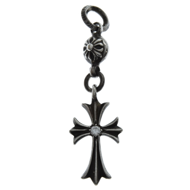 ☆クロムハーツ 正規品☆タイニークロスチャーム1Pダイヤ - ネックレス ☆クロムハーツ 正規品☆タイニークロスチャーム1Pダイヤ - ネックレス