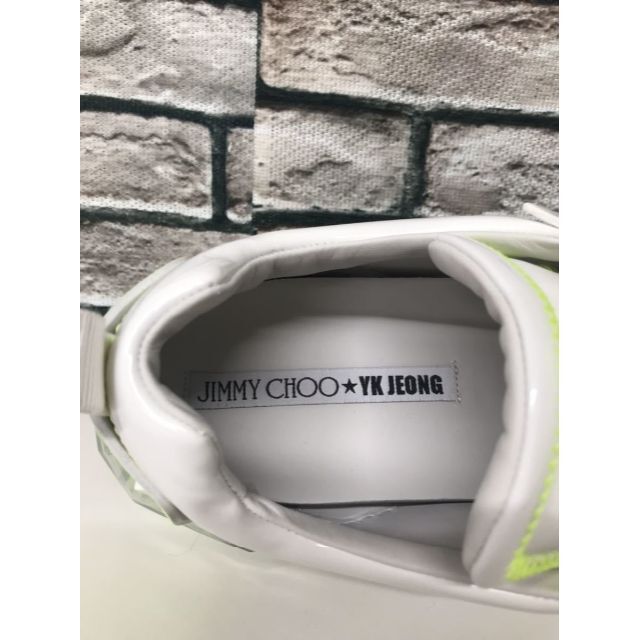 JIMMY CHOO(ジミーチュウ)のジミーチュウ×YKジョン☆ダイヤモンドソールパテント切替レザースニーカー メンズの靴/シューズ(スニーカー)の商品写真