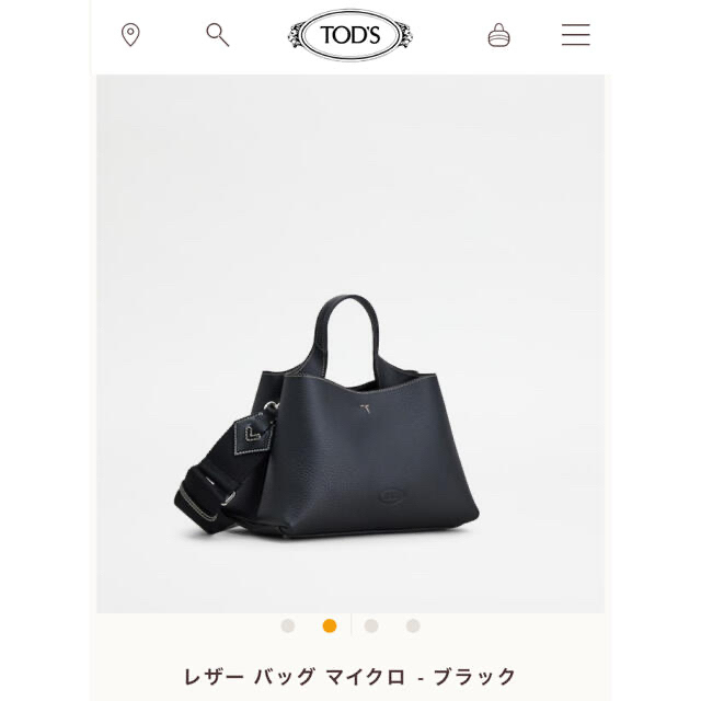 TOD'S レザーバック　マイクロ