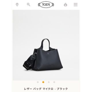 トッズ(TOD'S)のTOD'S レザーバック　マイクロ　(ハンドバッグ)