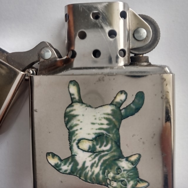 ZIPPO(ジッポ)　アメリカンショートヘア　猫　ネコ メンズのファッション小物(タバコグッズ)の商品写真