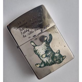 ZIPPO(ジッポ)　アメリカンショートヘア　猫　ネコ(タバコグッズ)