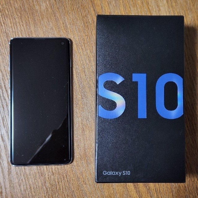 新品　未使用　Galaxy S10 simフリー スマートフォン　ブルー　①