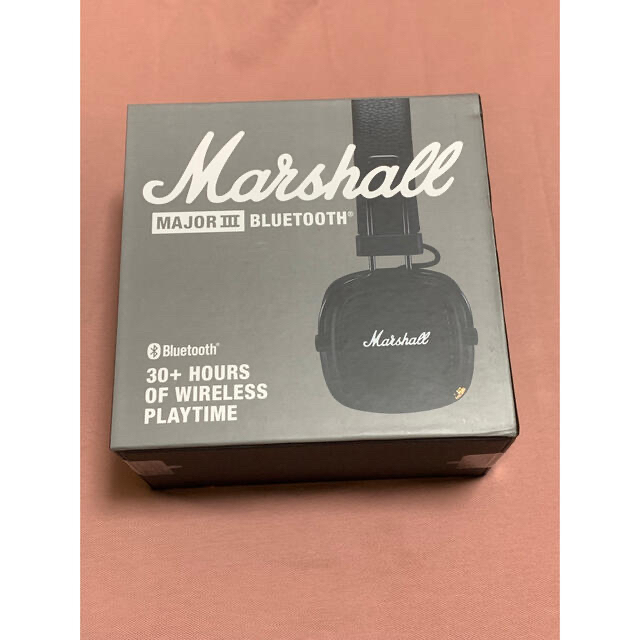 FRANKLIN&MARSHALL(フランクリンアンドマーシャル)のMARSHALL MAJOR III BLACK 【新品未開封】 スマホ/家電/カメラのオーディオ機器(ヘッドフォン/イヤフォン)の商品写真