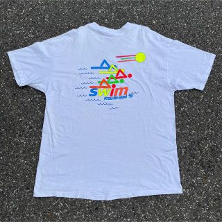 ヘインズ(Hanes)の【超希少】Hanes ヘインズ　BEEFY スイミングTシャツ シングルステッチ(Tシャツ/カットソー(半袖/袖なし))