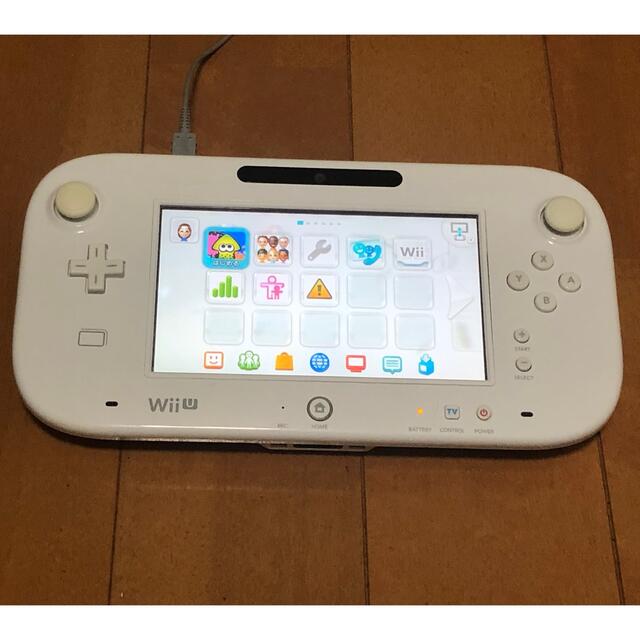 Wiiu  ゲームパッド  白  タッチペン 無し