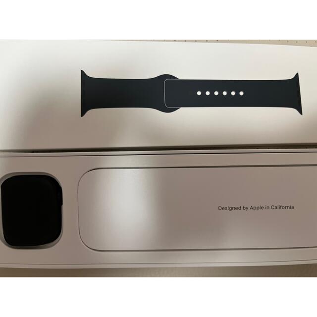 Apple Watch(アップルウォッチ)のApple Watch  7 GPSモデル　41mm アルミニウム　ミッドナイト スマホ/家電/カメラのスマートフォン/携帯電話(その他)の商品写真
