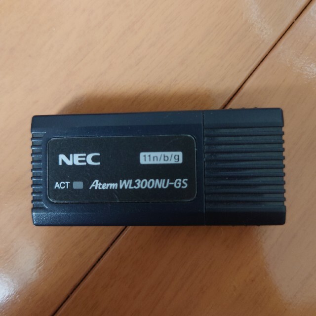 NEC(エヌイーシー)の【中古】　AtermWL300NU-GS スマホ/家電/カメラのPC/タブレット(PC周辺機器)の商品写真