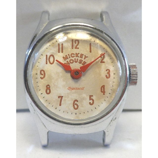 セール 登場から人気沸騰 40'US TIME/INGERSOLL/ミッキーマウス 希少!OHが必要!の通販 ミッキーマウス