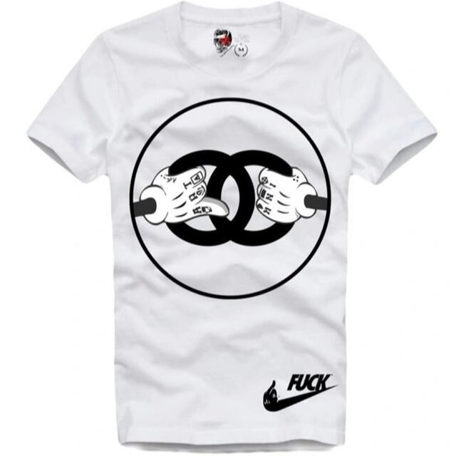 E1SYNDICATE Tシャツ　TATTOO HANDS ホワイト XL