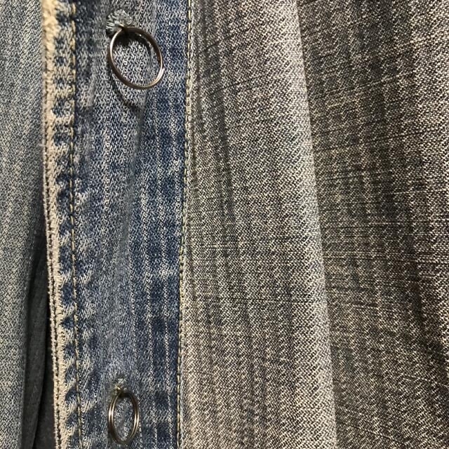 Levi's(リーバイス)のデニムカバーオール　デニムストライプ　　　ヒッコリー ビンテージ　アメリカン メンズのジャケット/アウター(カバーオール)の商品写真