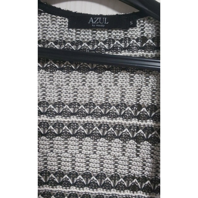 AZUL by moussy アズールbyマウジー、カーディガンワイドパンツ、セットアップ、モノクロリゾートの通販 by エミリー AZUL by moussy ロングガーデ+ワイドパンツset