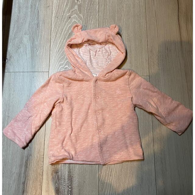 babyGAP(ベビーギャップ)のフェイバリット リバーシブル くまさんパーカー  キッズ/ベビー/マタニティのベビー服(~85cm)(その他)の商品写真